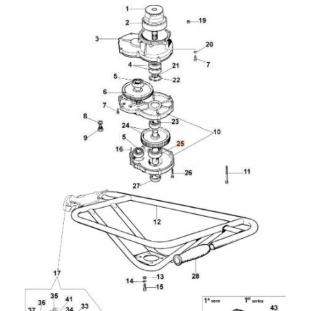 CUSCINETTO ORIGINALE EMAK 302000029R | NewgardenAgri.com