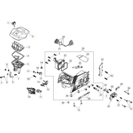 COUVERCLE DE FILTRE ORIGINAL EMAK 50180206R | NewgardenAgri.com