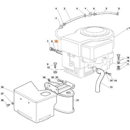 ORIGINAL EMAK VERLÄNGERUNGSKABEL G125598050E0 | NewgardenAgri.com