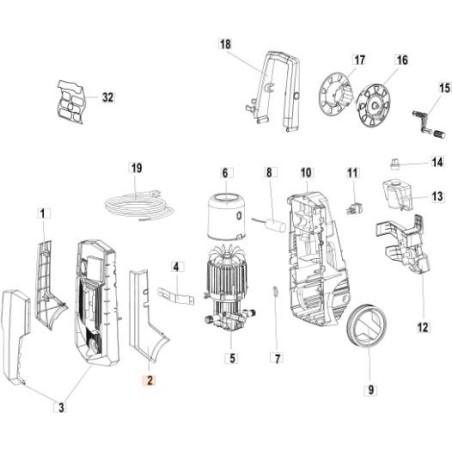 CARCASA EMAK ORIGINAL CH04770622 | NewgardenAgri.com