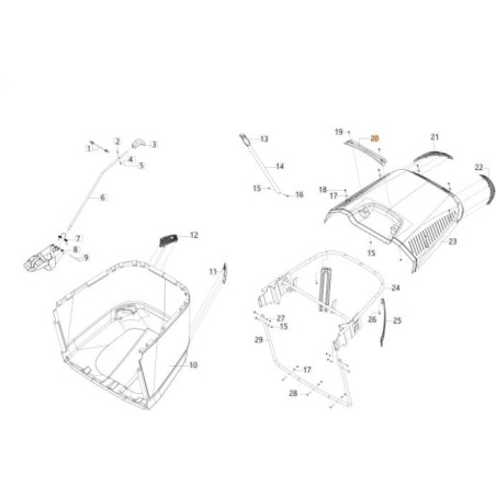 ORIGINAL EMAK HANDLE AK4734851012 | NewgardenAgri.com