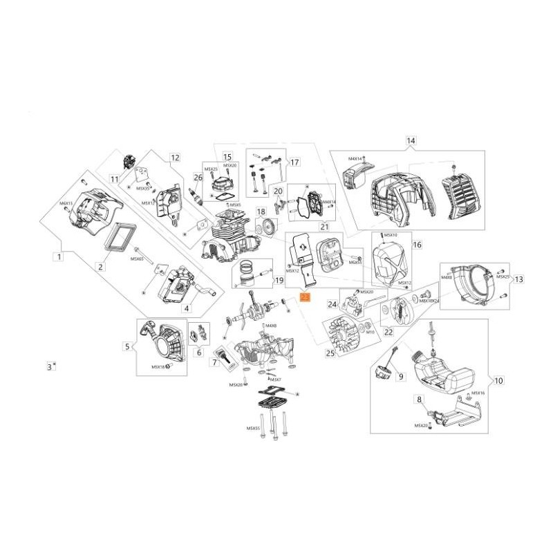 KIT MARMITTA ORIGINALE EMAK GZ000180