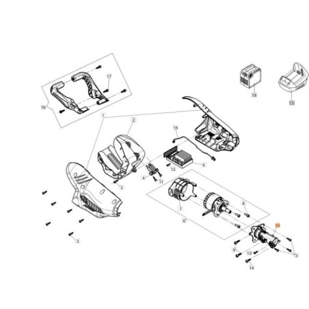 FLANSCH FÜR GETRIEBE D.26 TELESKOPSTANGE 56V ORIGINAL EMAK 54340010R | NewgardenAgri.com