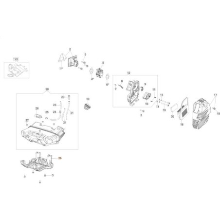 ORIGINAL EMAK FOOT WITH BUSHINGS 61530156R | NewgardenAgri.com