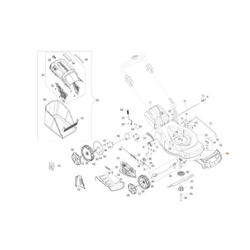 PROTEZIONE ANTERIORE AR OM 2013 (56V) ORIGINALE EMAK 54350096R