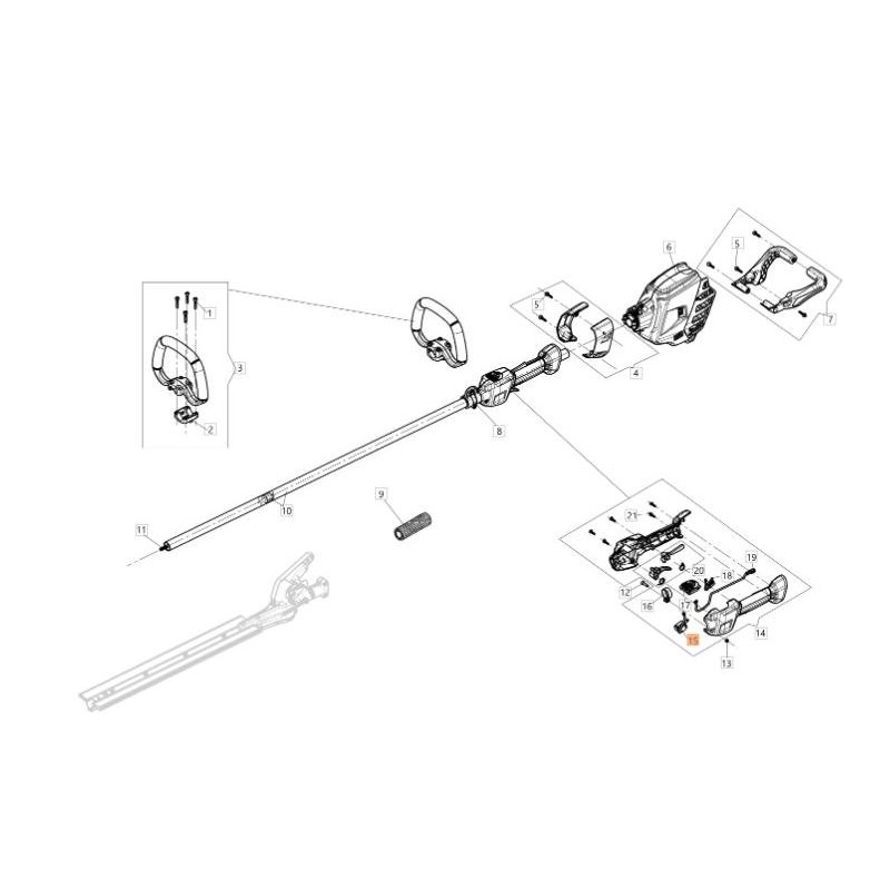 ACCEL. SWITCH PROPORTIONAL W/CABLE L. 80 ORIGINAL EMAK 54310013R