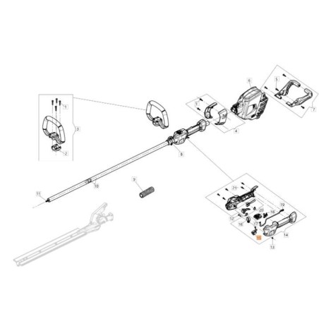 BESCHLEUNIGUNGSSCHALTER PROPORTIONAL MIT KABEL L. 80 ORIGINAL EMAK 54310013R | NewgardenAgri.com