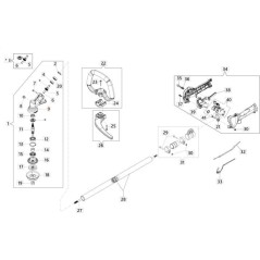 CAJA DE CAMBIOS D.28 30° ORIGINAL EMAK 61530050R | NewgardenAgri.com