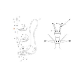 MOTORHALTERUNG MIT GESCHWEISSTEN MUTTERN ZNB ORIGINAL EMAK 61530040R | NewgardenAgri.com
