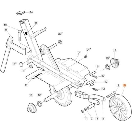 SMAI 3RGM090 ORIGINAL EMAK N4841300AR SYMMETRISCHES NABENRAD D.200 | NewgardenAgri.com