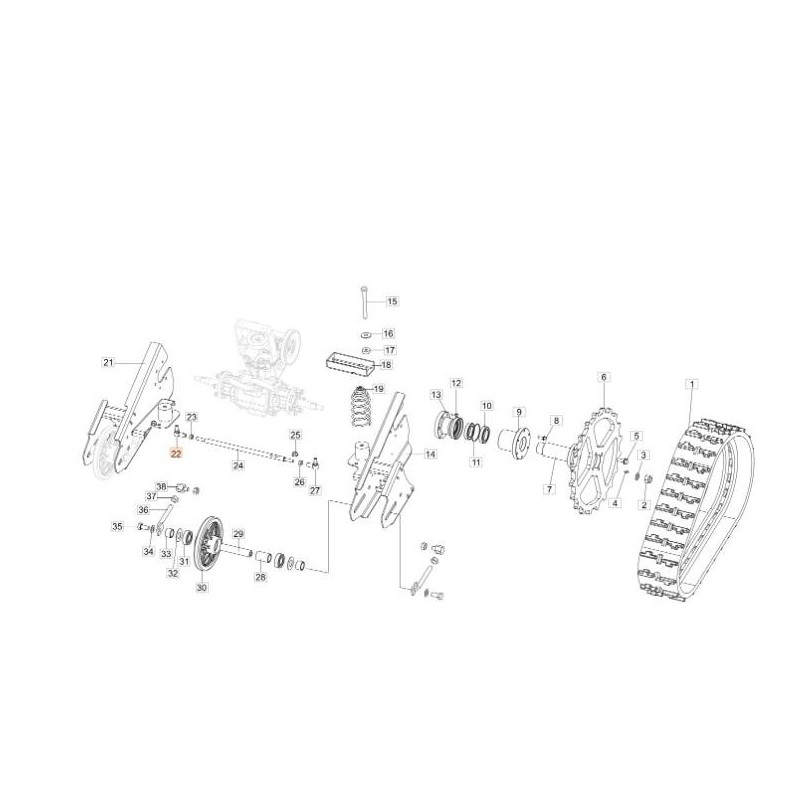Articulación angular izquierda M10 DIN 71802 ZNB ORIGINAL EMAK 69200165R