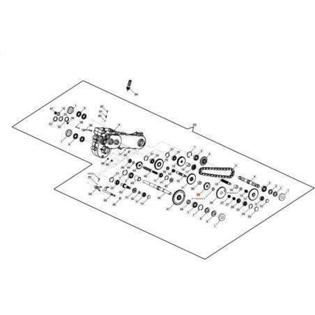 INGRANAGGI ORIGINALE EMAK L66152787 | NewgardenAgri.com