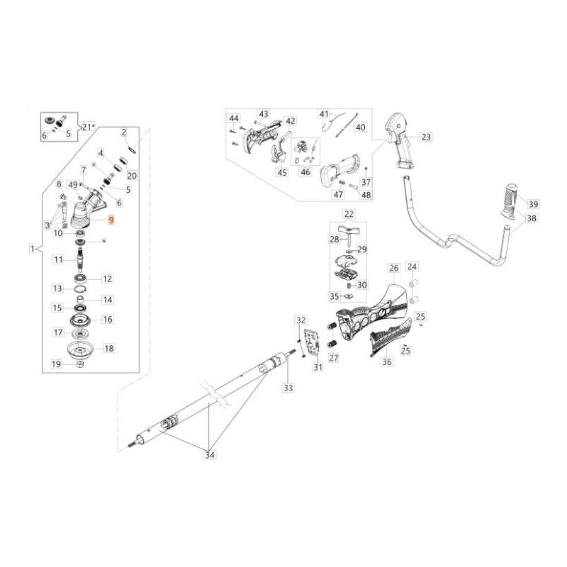 CAJA DE CAMBIOS D.32 PROFESIONAL ORIGINAL EMAK 61530039R