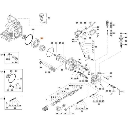 ORIGINAL ECCENTRIC SHAFT EMAK CH0006700030R | NewgardenAgri.com
