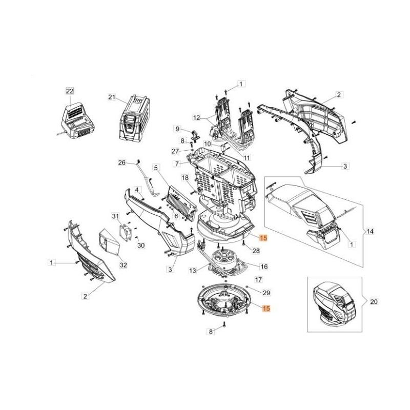 56V NE ORIGINAL EMAK MOTOR SUPPORT KIT 54350153R