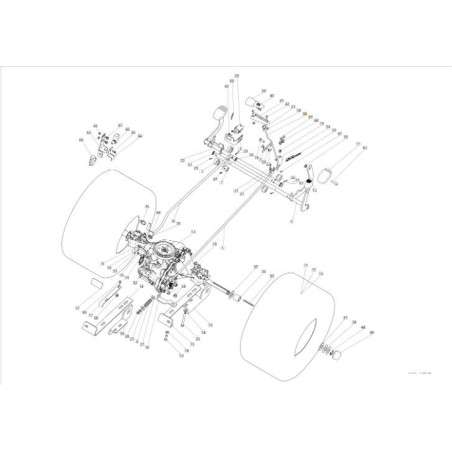 TIGE DE FREIN D'ORIGINE EMAK SGN532151846R | NewgardenAgri.com