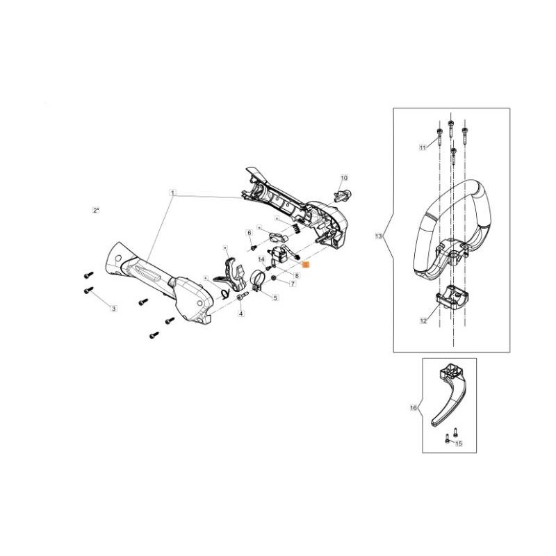 INTERRUPTOR DE ACELERACIÓN PROPORCIONAL CON CABLEADO ORIGINAL EMAK 54120023R