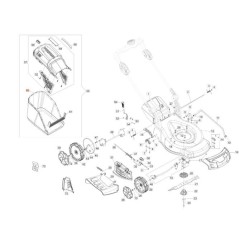 NETZ MIT BODEN OLEO-MAC FÜR KUNSTSTOFFRAHMEN (56V) ORIGINAL EMAK 54350028R | NewgardenAgri.com