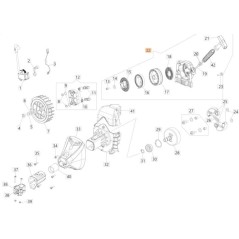 COMPLETE STARTER CRANKCASE AR OM 2013 X BP C/TAMPOGR. ORIGINAL EMAK 61530043R | NewgardenAgri.com