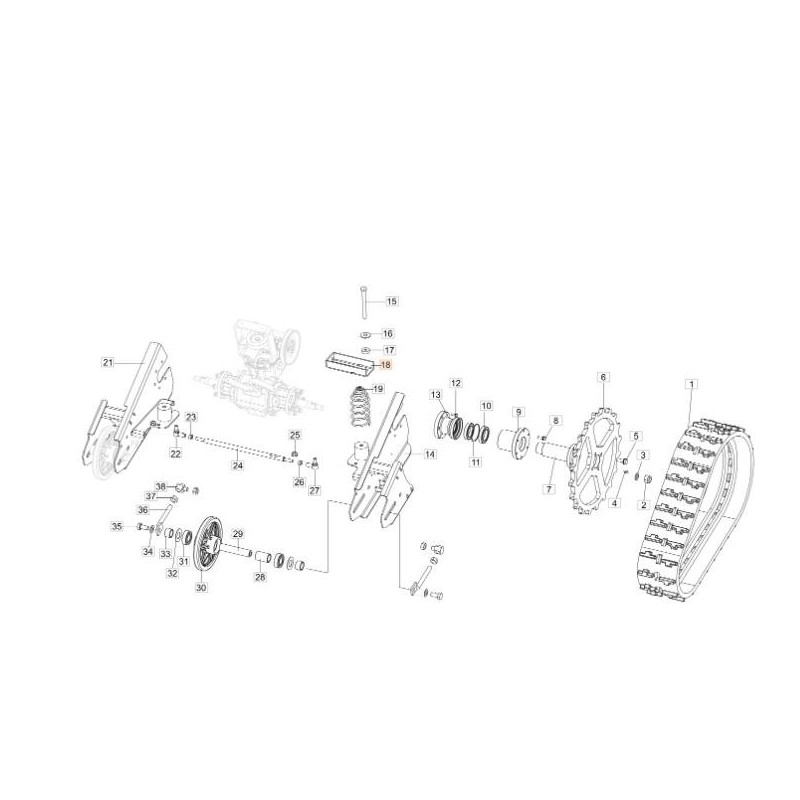 Obere Spurfederhalterung mit Verstärkung GR MET 2011 ORIGINAL EMAK 69200168R
