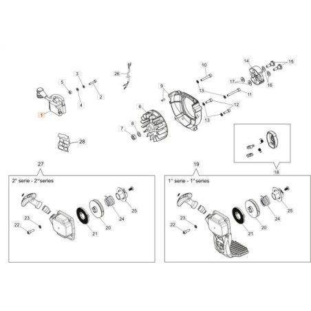 BOBINA ORIGINALE EMAK 2501028BR | NewgardenAgri.com
