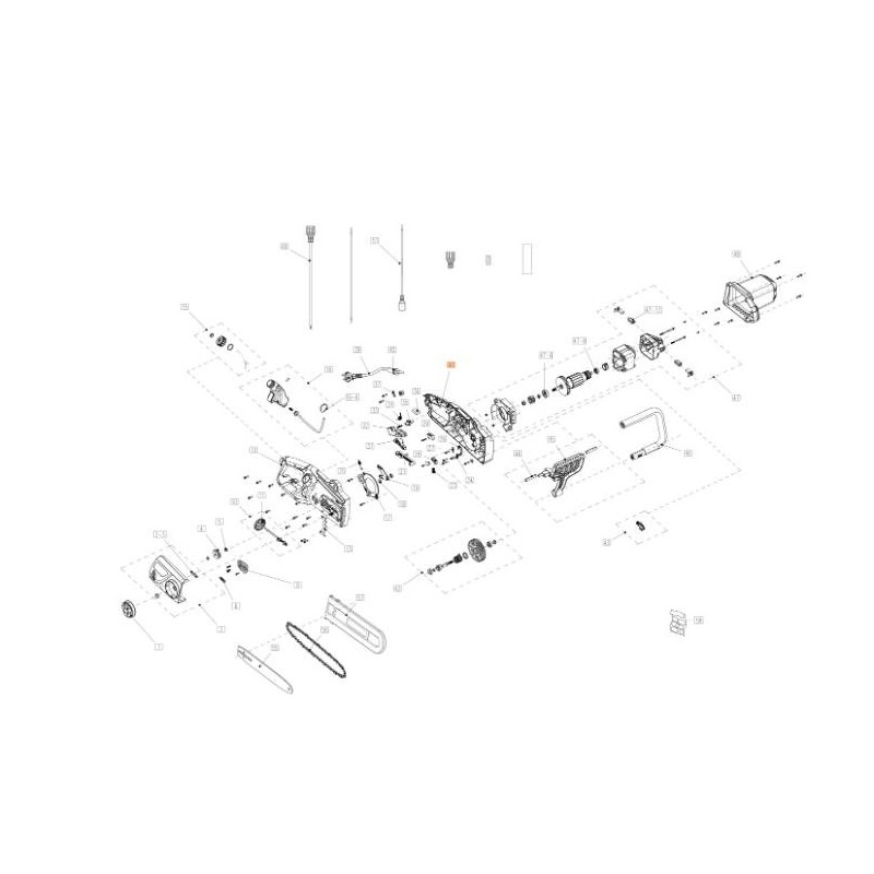 CARTER MOTEUR GAUCHE D'ORIGINE EMAK YT000326R
