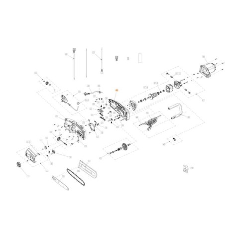 CARTER MOTEUR GAUCHE D'ORIGINE EMAK YT000326R | NewgardenAgri.com