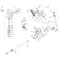 PAR DE MEDIAS CARCASAS OM/GR 2011 D.28 COMPLETAS ORIGINALES EMAK 61420078 | NewgardenAgri.com