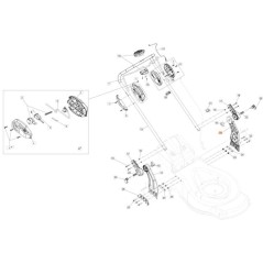 SOPORTE DE MANILLAR IZQUIERDO (56V) ORIGINAL EMAK 54350039R | NewgardenAgri.com