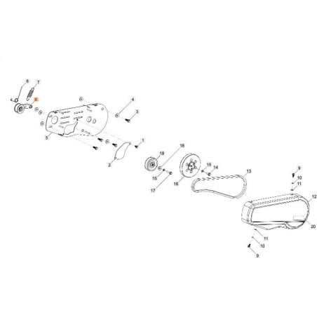 PALANCA DE RODILLA EMAK ORIGINAL L66152823 | NewgardenAgri.com