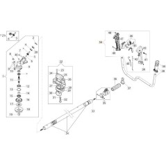 INTEGRIERTER GRIFF KOMPLETT MIT DRAHT-CAVET T ORIGINAL EMAK 61402039BR | NewgardenAgri.com
