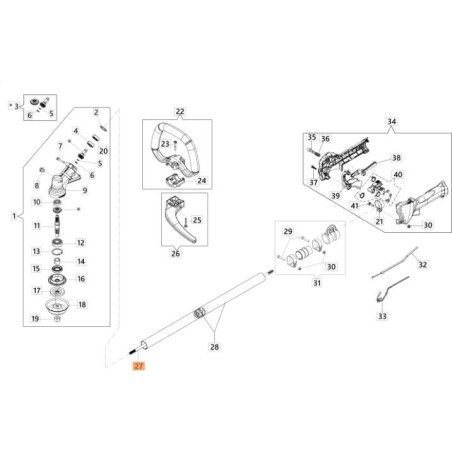 Câble de transmission ALB. D.8 x 1556 (Fraiser) d'origine EMAK 61530153R | NewgardenAgri.com