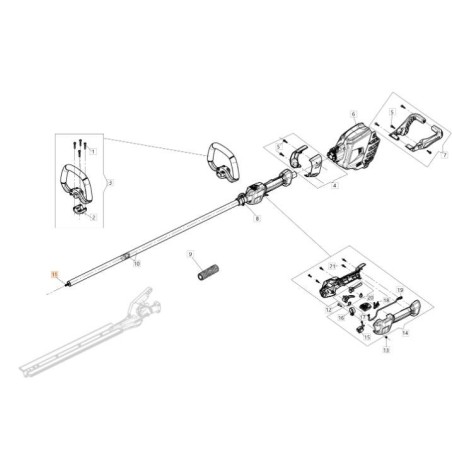TRANSMISSION ALB. D.7X1457 ORIGINAL CABLE EMAK 54310056R | NewgardenAgri.com