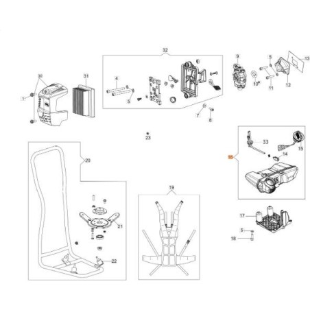 KOMPLETTE TANKGRUPPE BP (SEMAK) ORIGINAL EMAK 61450507AR | NewgardenAgri.com