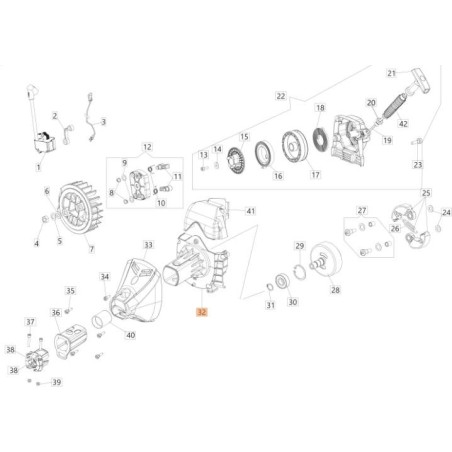 TRANSPORTADOR FRONTAL VERSIÓN S/T/BP (ARENADO) ORIGINAL EMAK 61400055BR | NewgardenAgri.com