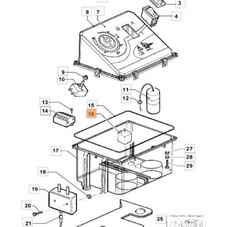 ORIGINAL EMAK BURNER DELAYER CH0005800408R | NewgardenAgri.com