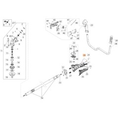 FUSTO AR OM 2013 AV-PROFESS. W/PAD PRINT. OLEO-MAC ORIGINAL EMAK 61530101R | NewgardenAgri.com