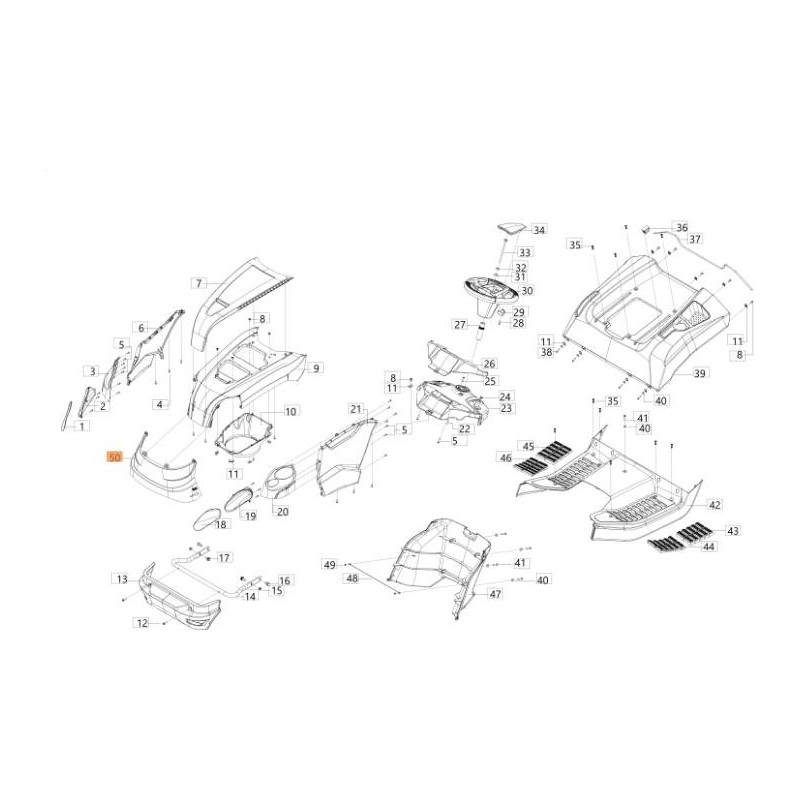 ORIGINAL EMAK STOßSTANGE AK4737051021R