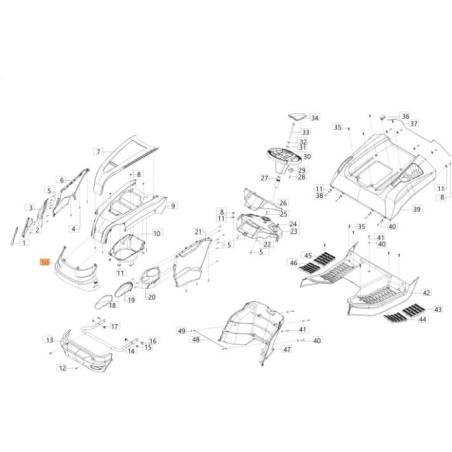 ORIGINAL EMAK BUMPER AK4737051021R | NewgardenAgri.com