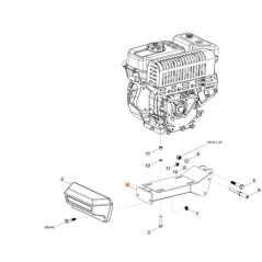 ORIGINAL ENGINE SUPPORT EMAK L66152820 | NewgardenAgri.com