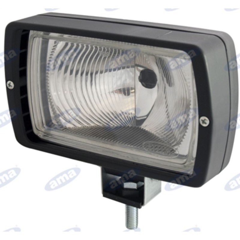 Faro lavoro alogeno 168x100mm trattore macchina agricola staffa orientabile ABS Faro lavoro alogeno 168x100mm trattore macchina agricola staffa orientabile ABS