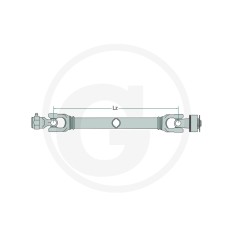 Arbre à cardan en rotation libre à gauche avec roue libre 397225350101L