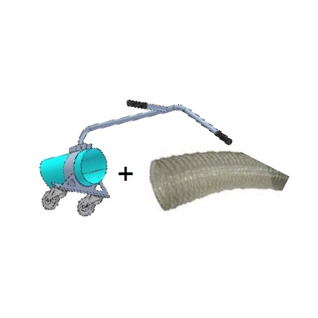 Varilla con pomos y manguera de 5 m Aspirador PERUZZO TURBO 400 | NewgardenAgri.com