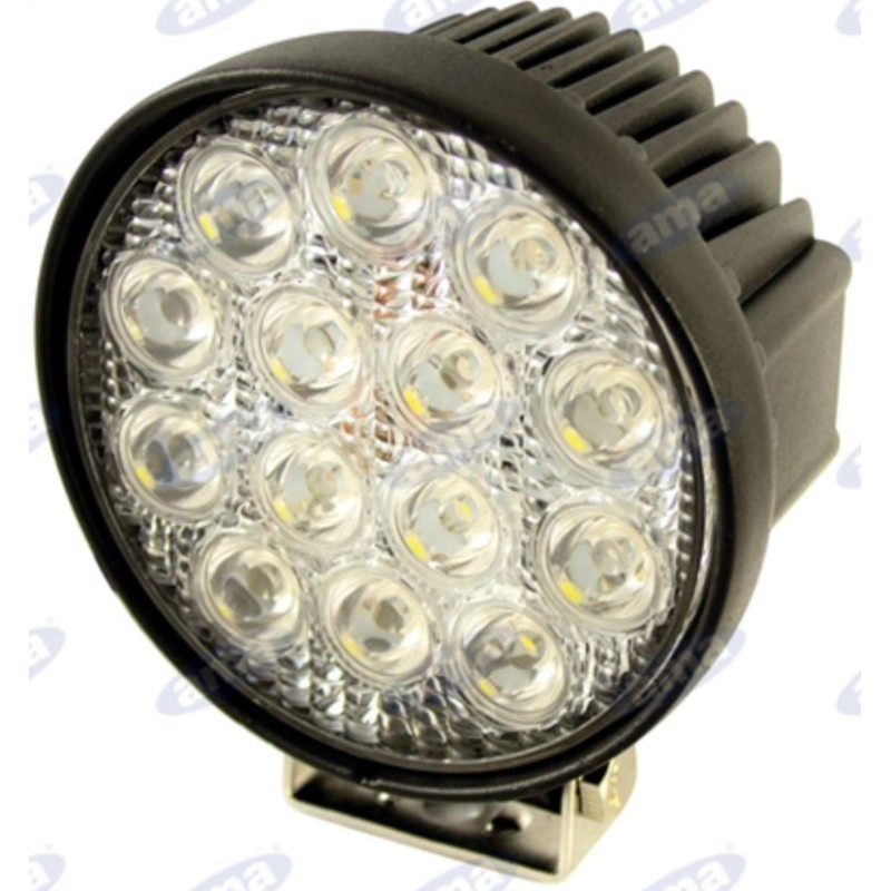 Faro lavoro LED 137,5x116mm 10-30V 42W 2500LM cablaggio 40-60cm macchina agricola Faro lavoro LED 137,5x116mm 10-30V 42W 2500LM cablaggio 40-60cm macchina agricola