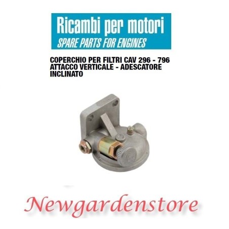 Filter cover CAV 296 796adescator inclined vertical connection M14x1,5 11800 | NewgardenAgri.com