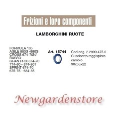 Cojinete de empuje 15744 Tractor LAMBORGHINI Agile 880 990 Cross Sprint | NewgardenAgri.com
