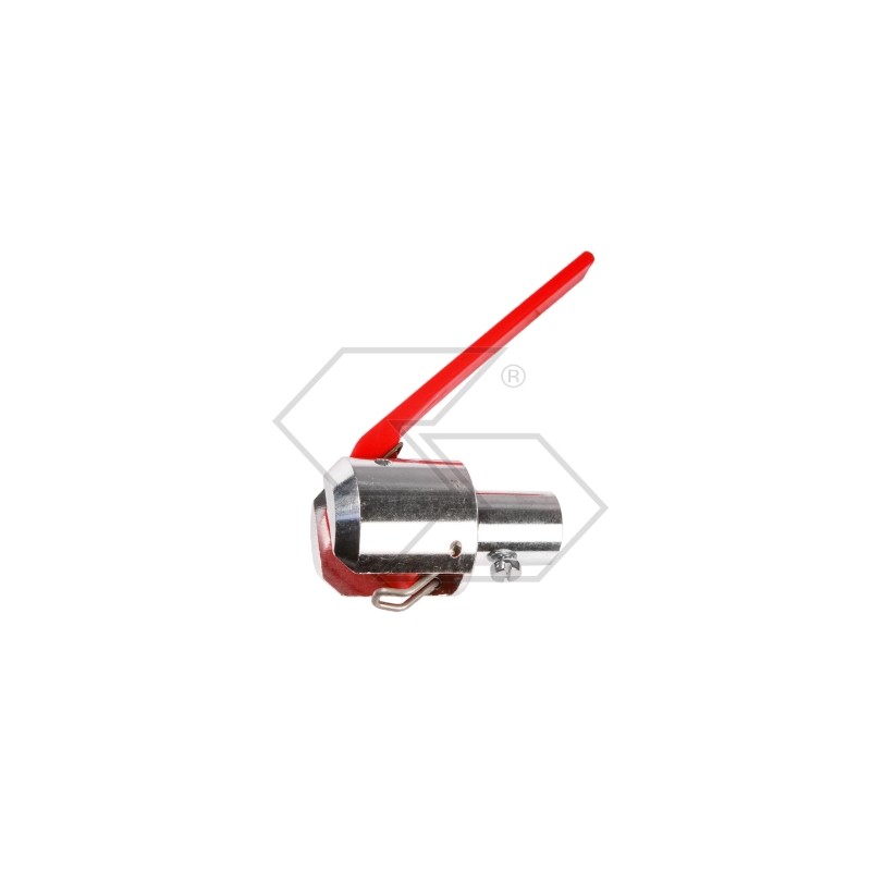Aluminium safety device with red short lever Ø  18 mm petrol engine