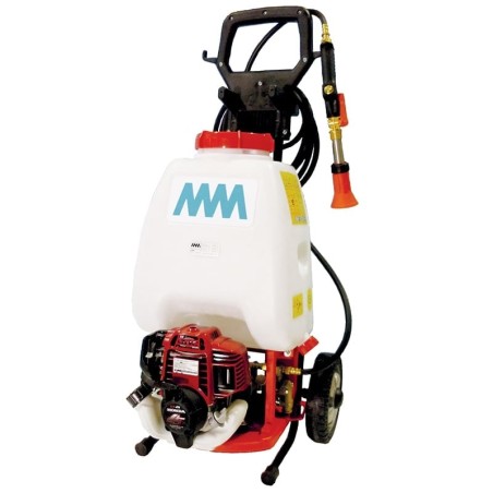 Motopompa EURO SPRAY pompa MM308 motore KM26 2T 26 cc 30bar gittata 6-7m | NewgardenAgri.com